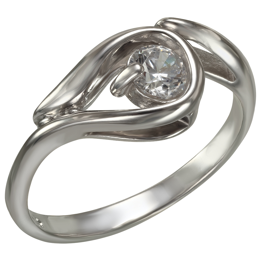 

Серебряное кольцо с фианитом Tango Jewellery Company 330020С размер 17.5