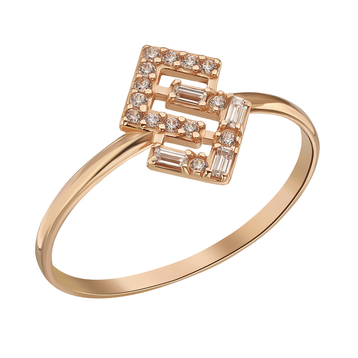 

Золотое кольцо с фианитами Tango Jewellery Company 380609 размер 17.5