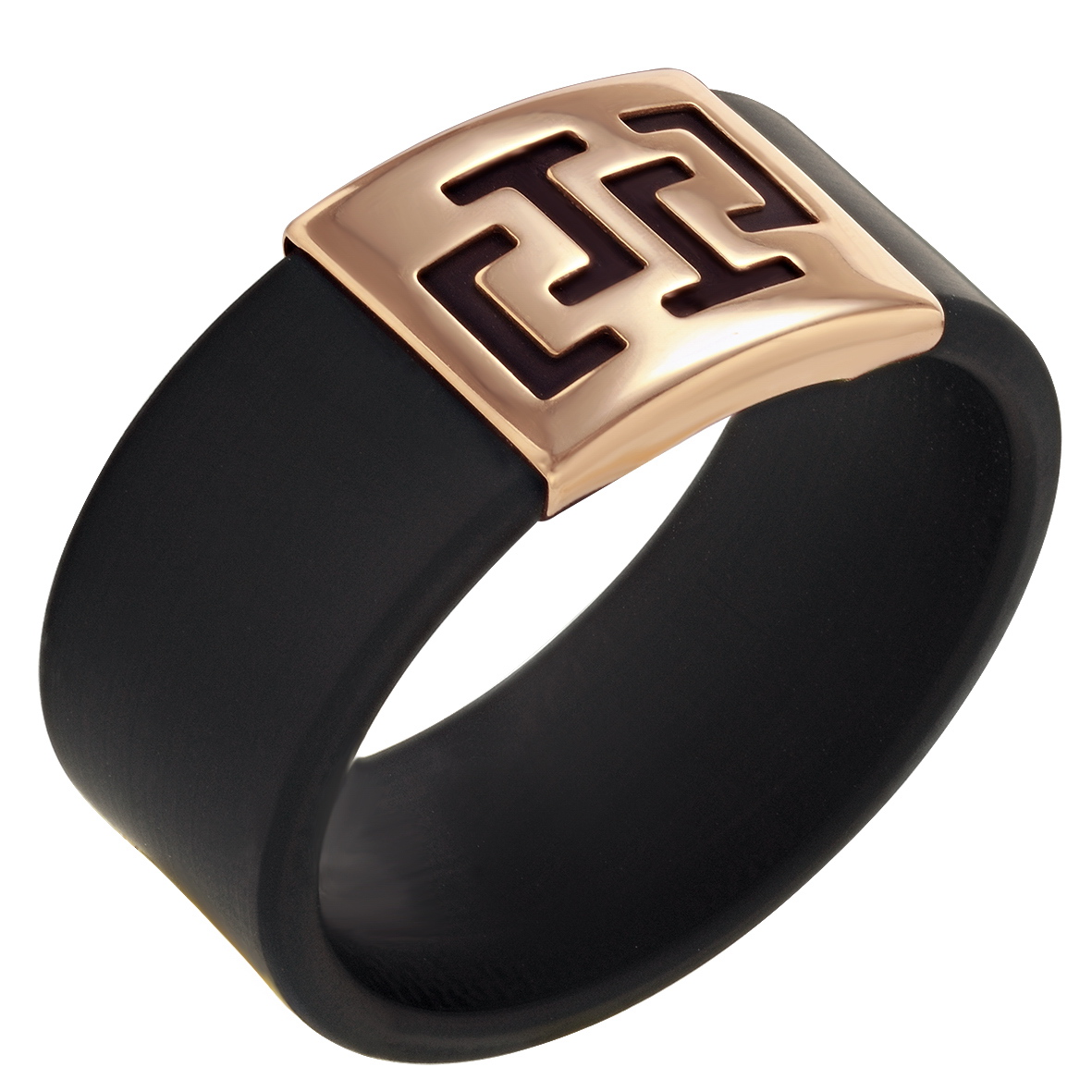 

Кольцо из золота с каучуком Tango Jewellery Company 900626 размер 19