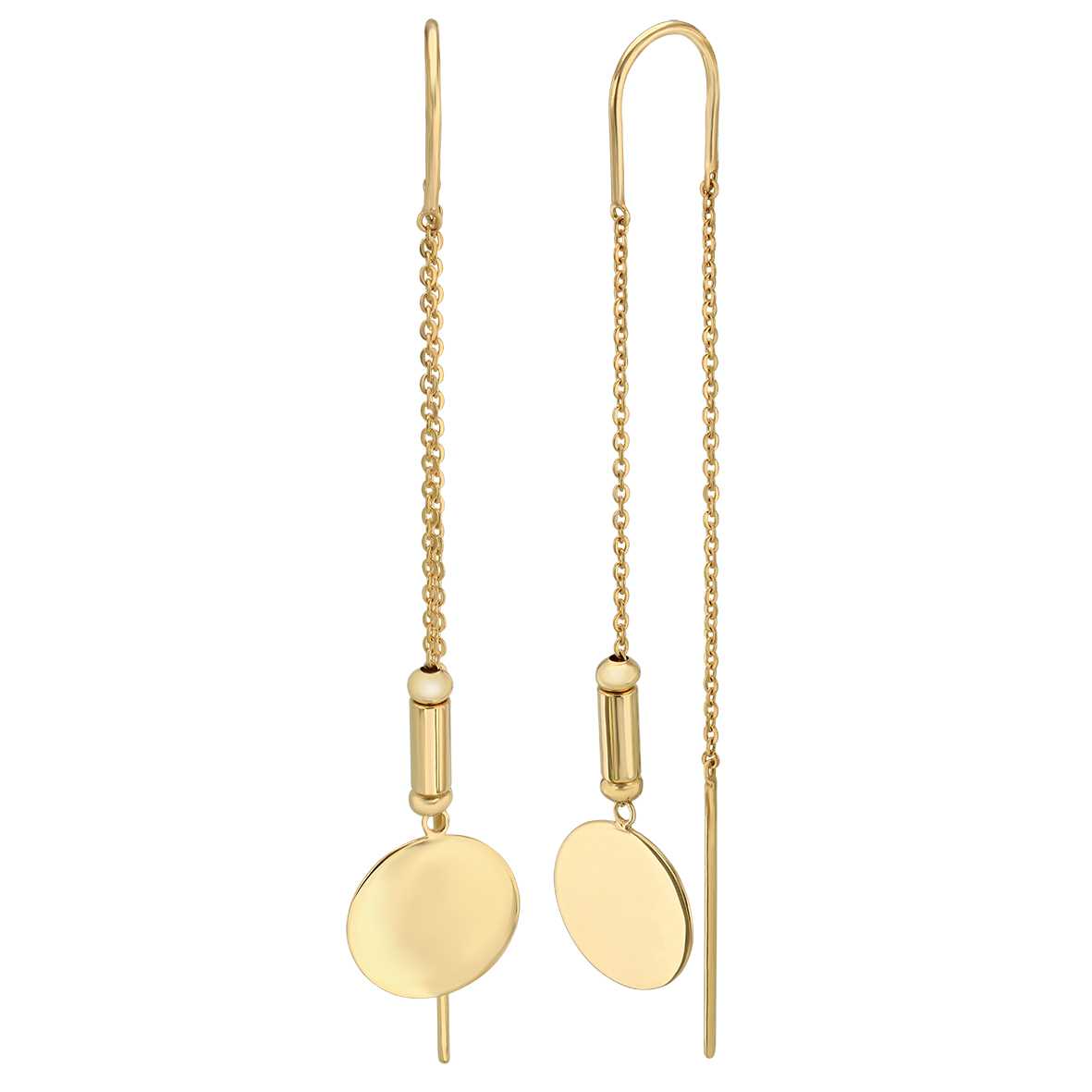 

Серьги-протяжки в лимонном золоте Tango Jewellery Company 580101М