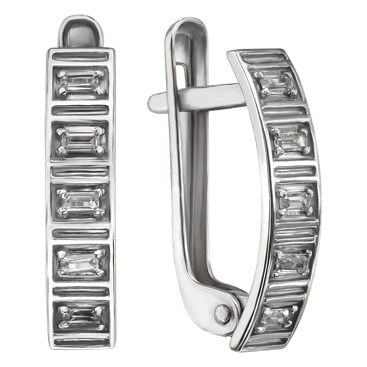 

Серьги в белом золоте с фианитами Tango Jewellery Company 490005В