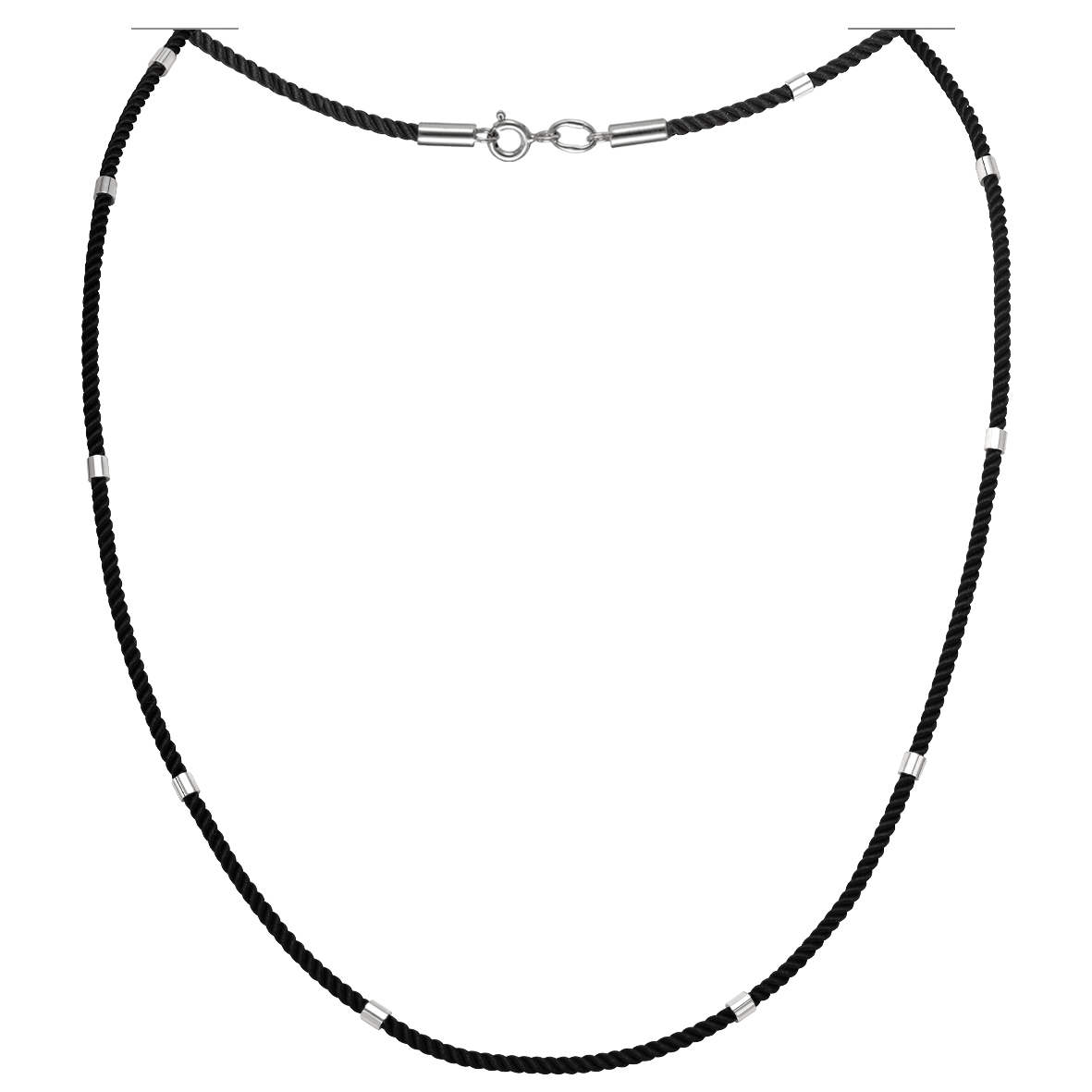 

Ювелирный шнурок со вставками серебра Tango Jewellery Company 950085С размер 500