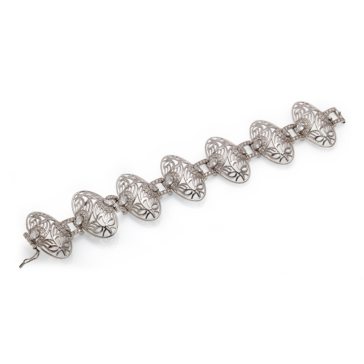 

Серебряный браслет с фианитами Tango Jewellery Company 893096С размер 190
