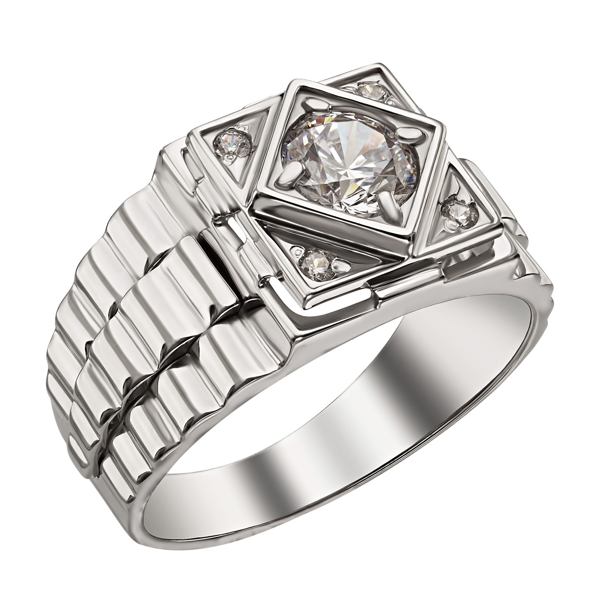 

Серебряное кольцо с фианитами Tango Jewellery Company 330426С размер 21