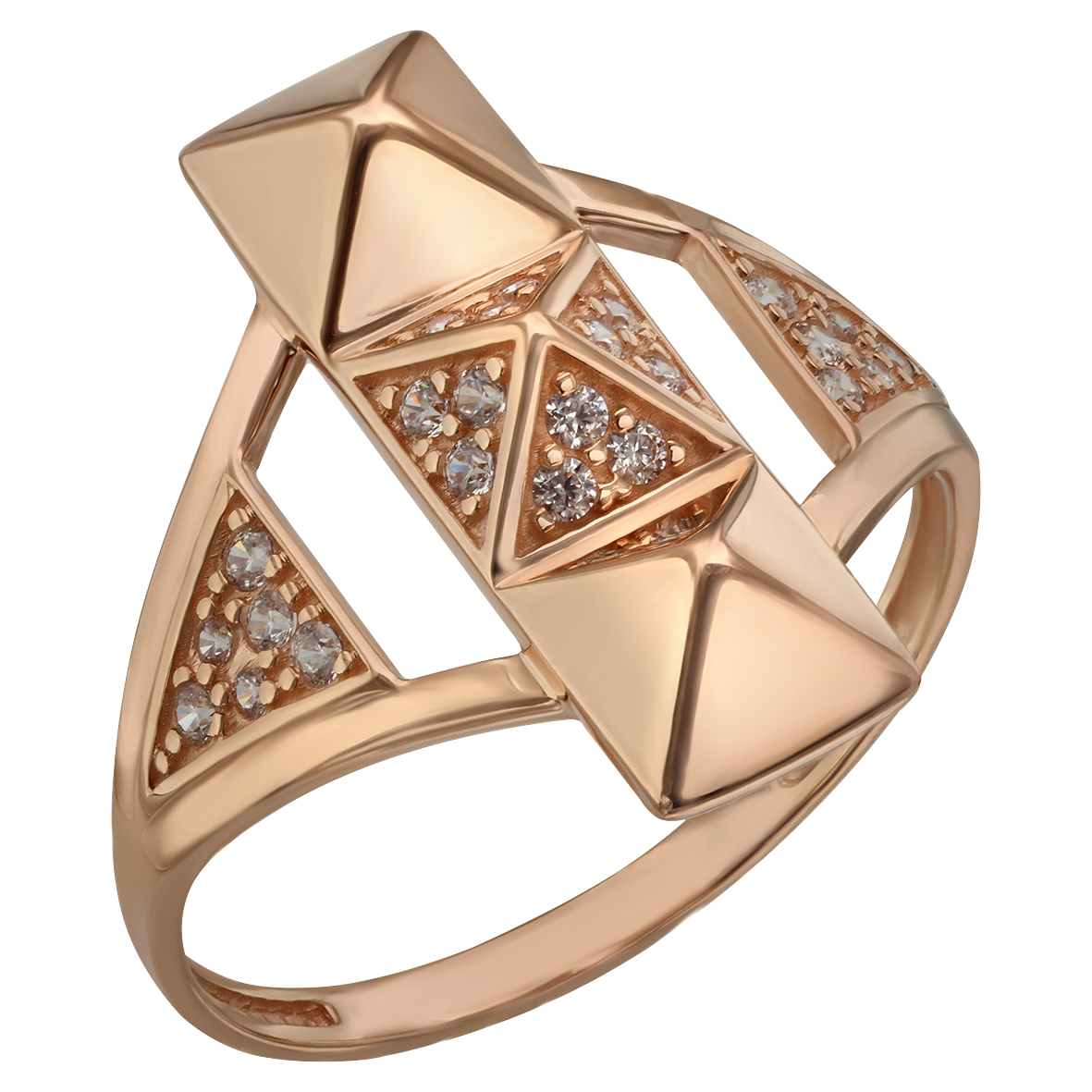 

Золотое кольцо с фианитами Tango Jewellery Company 380516 размер 17.5