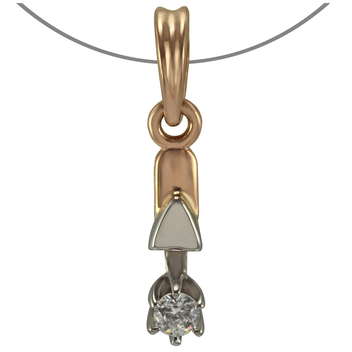 

Золотая подвеска с фианитами Tango Jewellery Company 160372