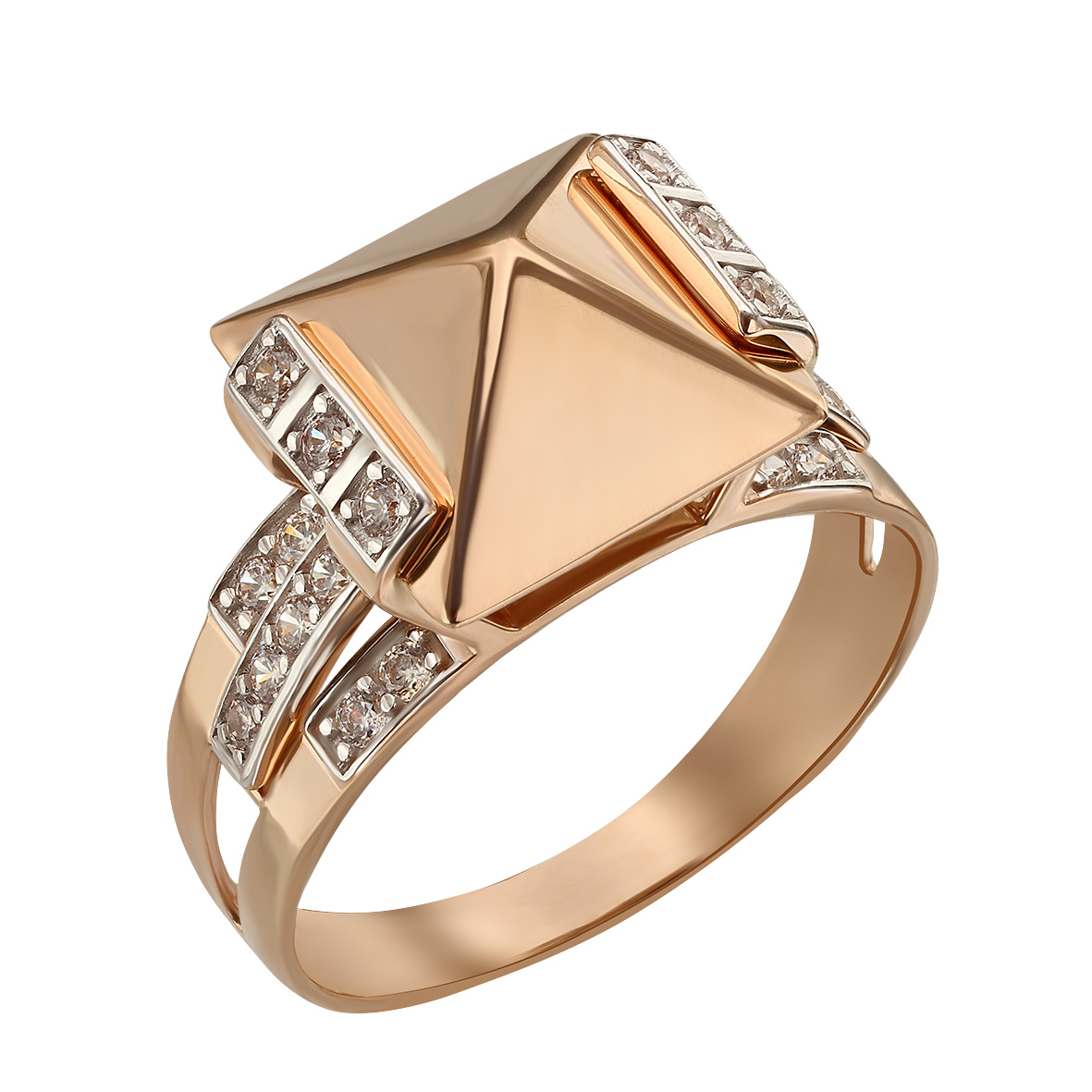 

Золотое кольцо с фианитами Tango Jewellery Company 350081 размер 18.5
