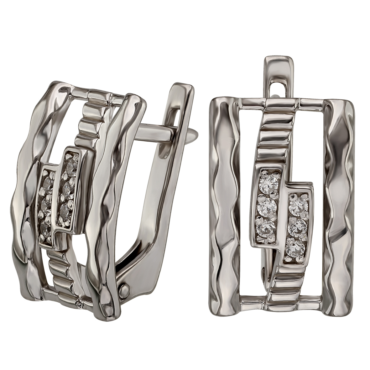 

Серебряные серьги с фианитами Tango Jewellery Company 430984С