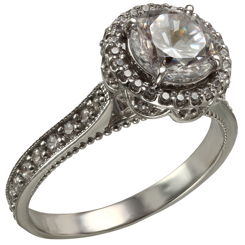 

Золотое кольцо с фианитами Tango Jewellery Company 330825В размер 17