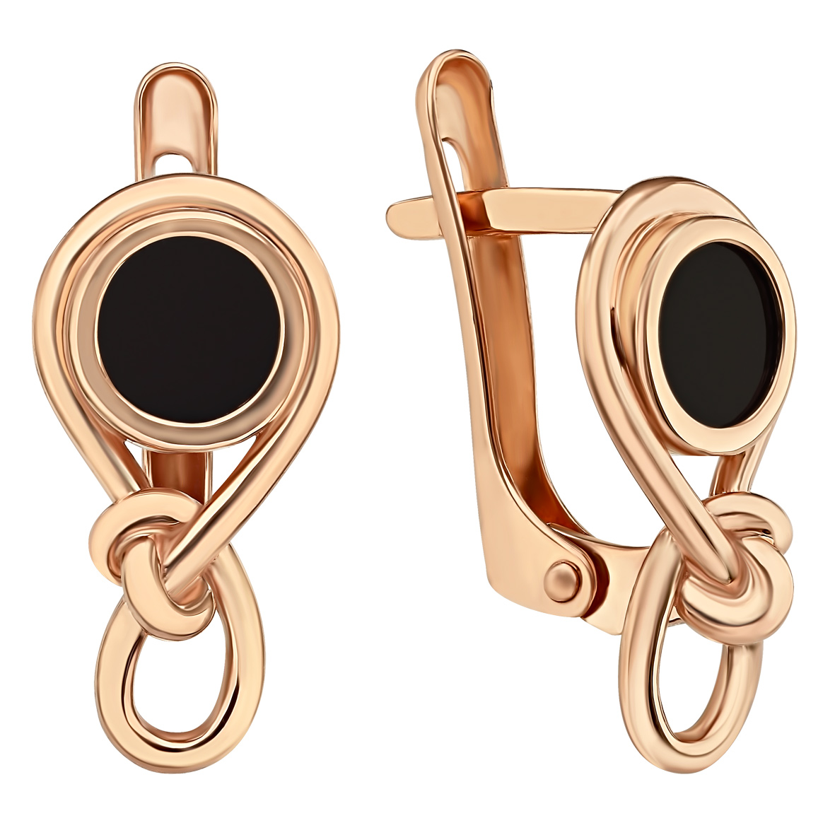

Серьги в красном золоте с агатом / перламутром Tango Jewellery Company 449753
