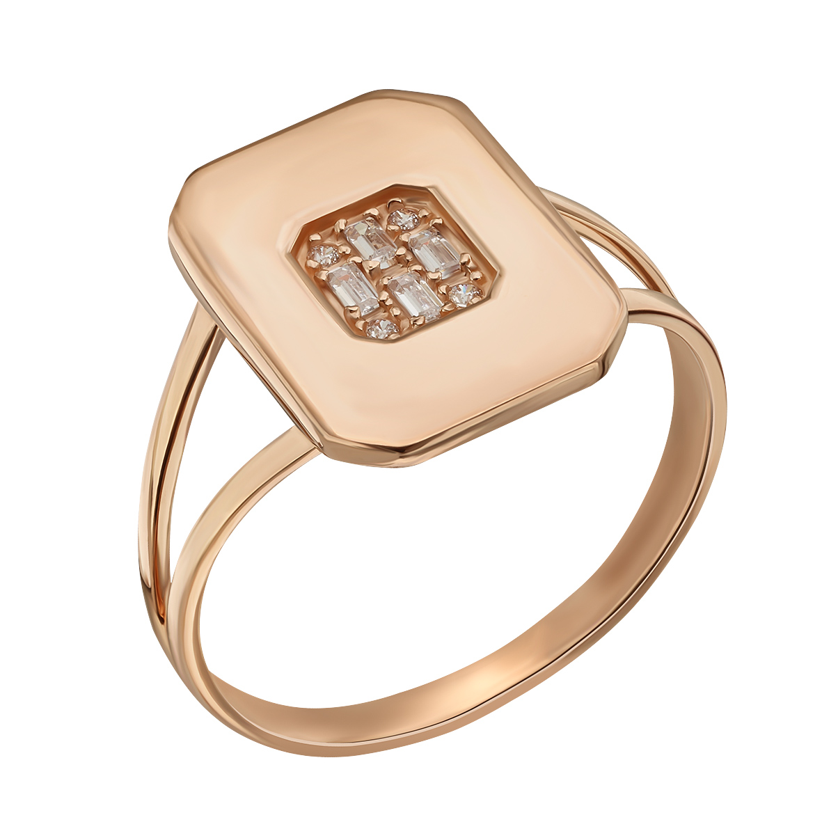 

Золотое кольцо с фианитами Tango Jewellery Company 380612 размер 18.5