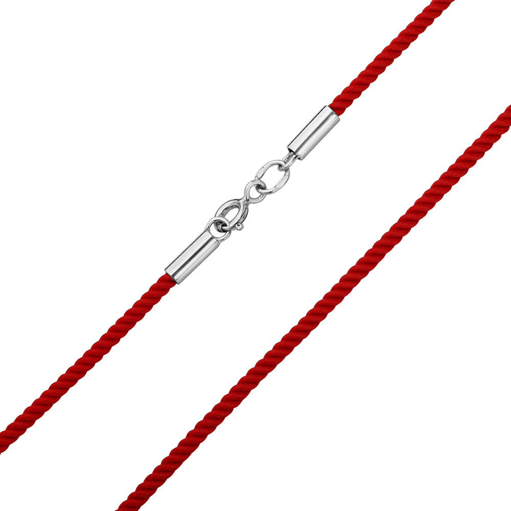 

Шелковый шнурок со вставками серебра Tango Jewellery Company 950094С размер 600