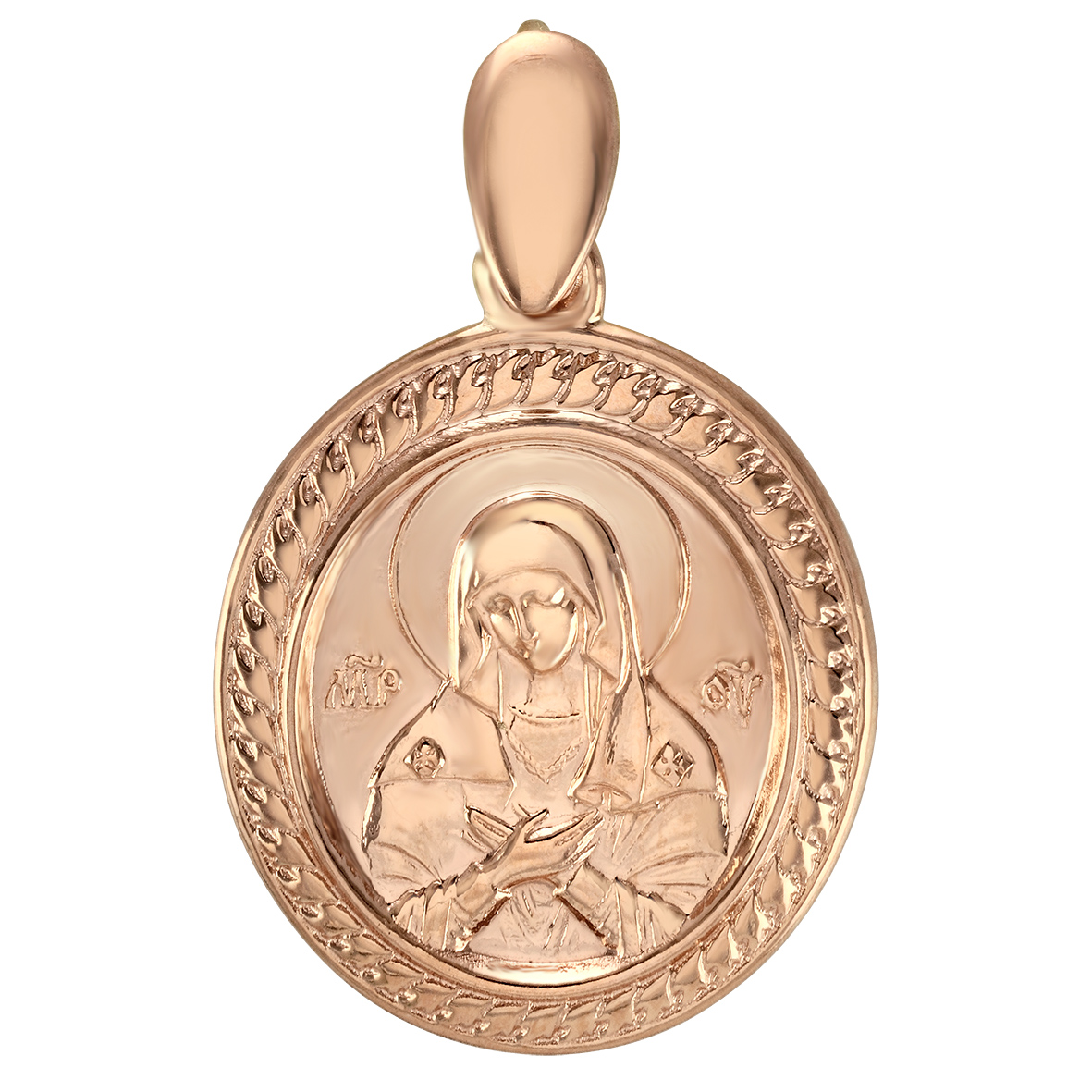 

Золотая ладанка "Икона Божией Матери Умиление" Tango Jewellery Company 110607