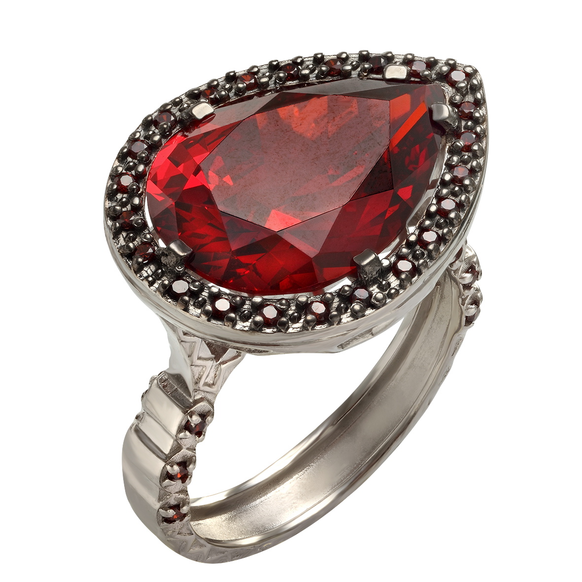 

Серебряное кольцо с фианитами Tango Jewellery Company 330846С размер 17