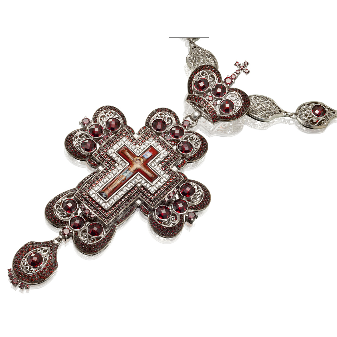 

Наперсный крест (с цепью) с фианитами Tango Jewellery Company 270059С