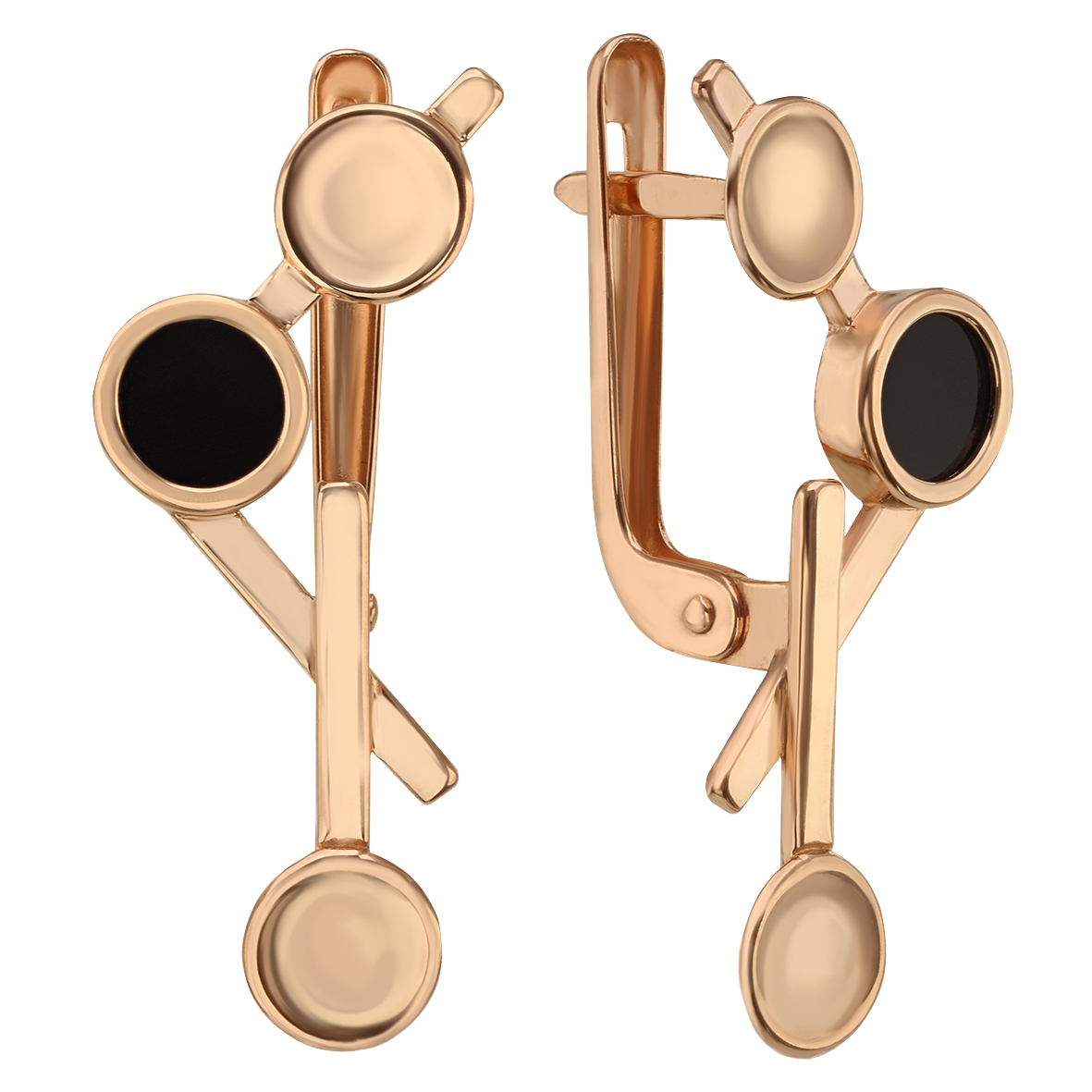 

Серьги в красном золоте с агатом / перламутром Tango Jewellery Company 449759
