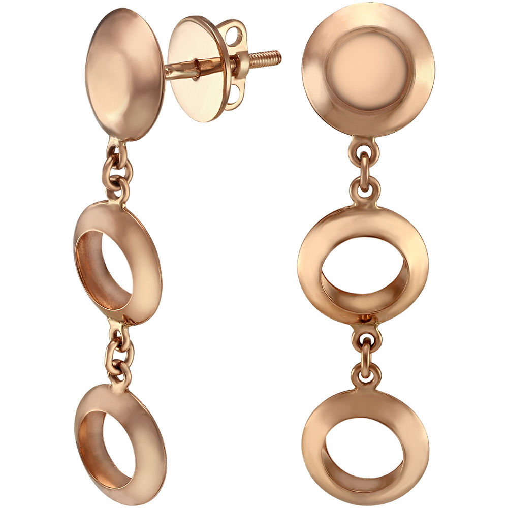 

Золотые пуссеты Tango Jewellery Company 580093
