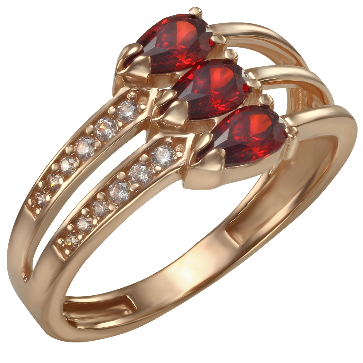 

Золотое кольцо с фианитами Tango Jewellery Company 380411 размер 16.5