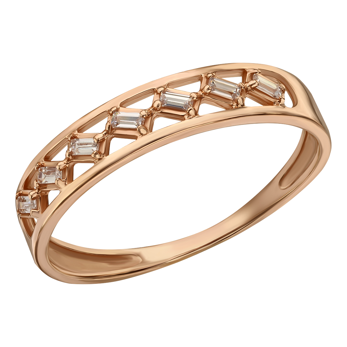 

Золотое кольцо с фианитами Tango Jewellery Company 380577 размер 16