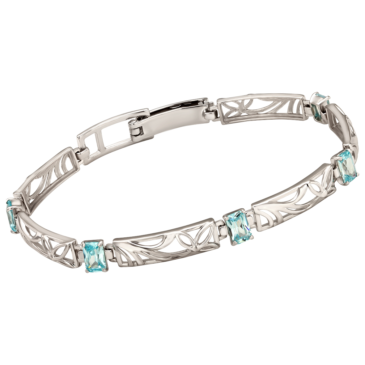 

Серебряный браслет с фианитами Tango Jewellery Company 893067С размер 180