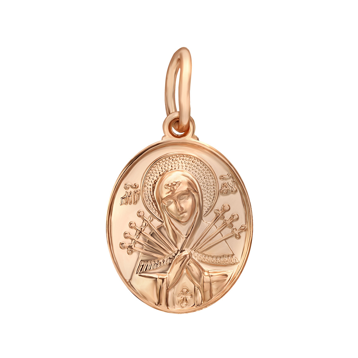 

Золотая ладанка "Икона Божьей Матери Семистрельная" Tango Jewellery Company 100634