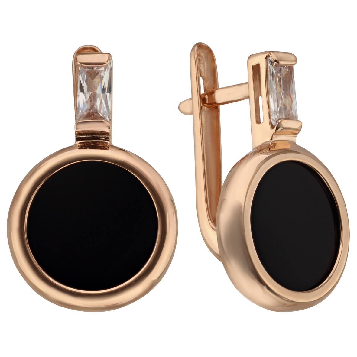 

Золотые серьги с агатом / перламутром / бирюзой и фианитами Tango Jewellery Company 449705