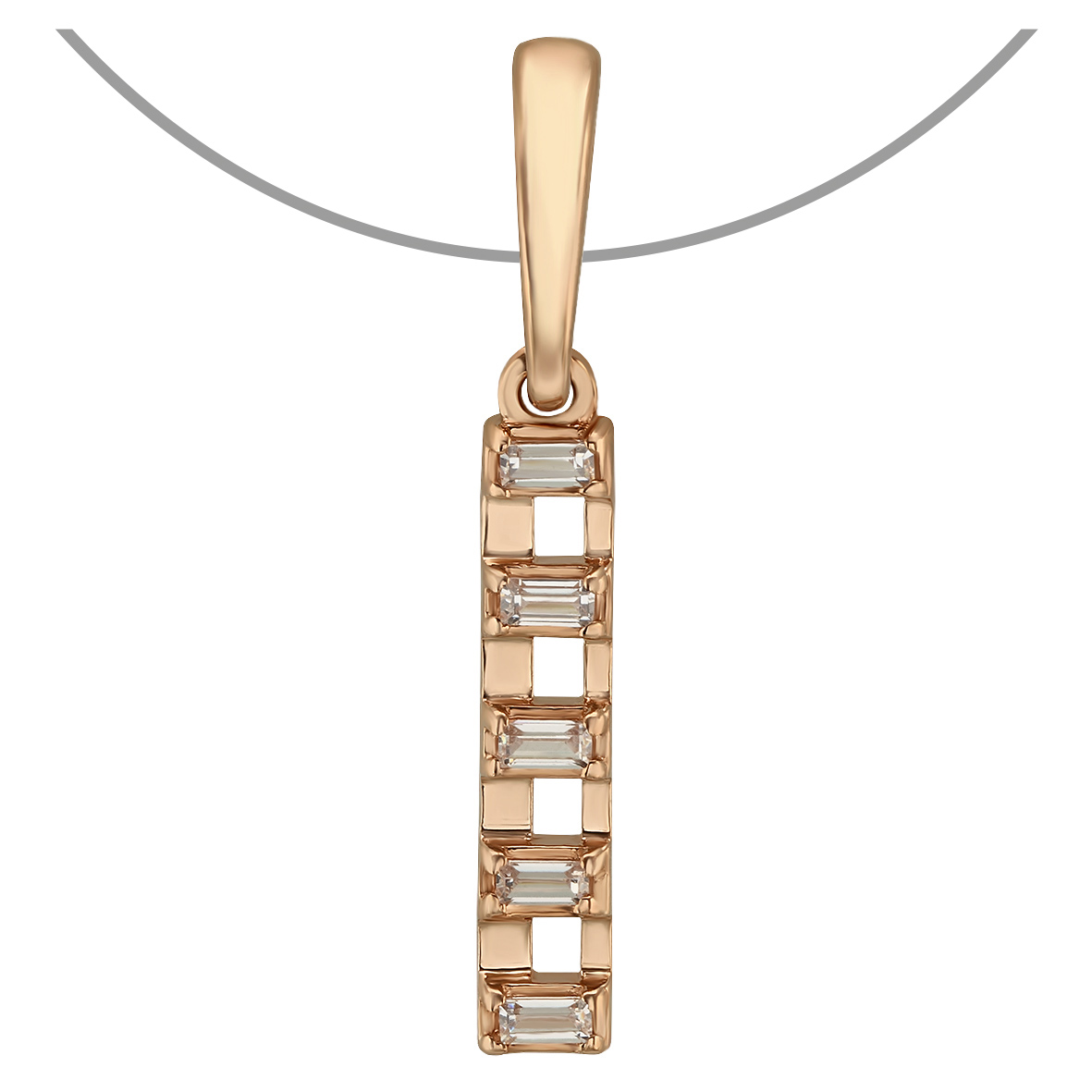 

Золотая подвеска со вставками фианитов Tango Jewellery Company 150437