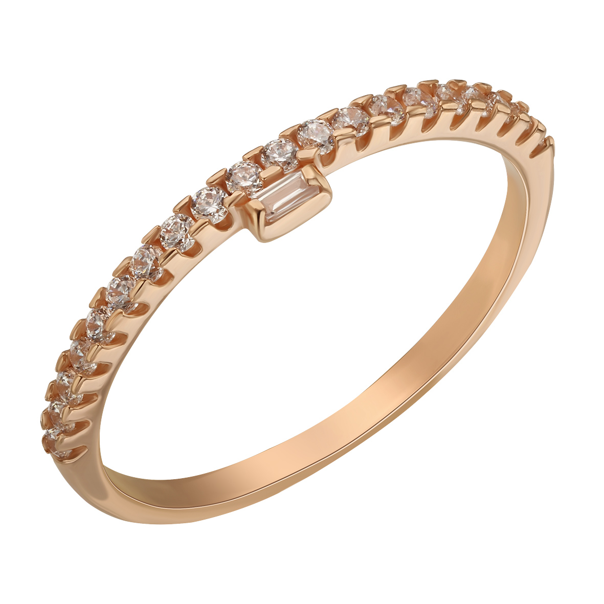 

Золотое кольцо с фианитами Tango Jewellery Company 380594 размер 18.5