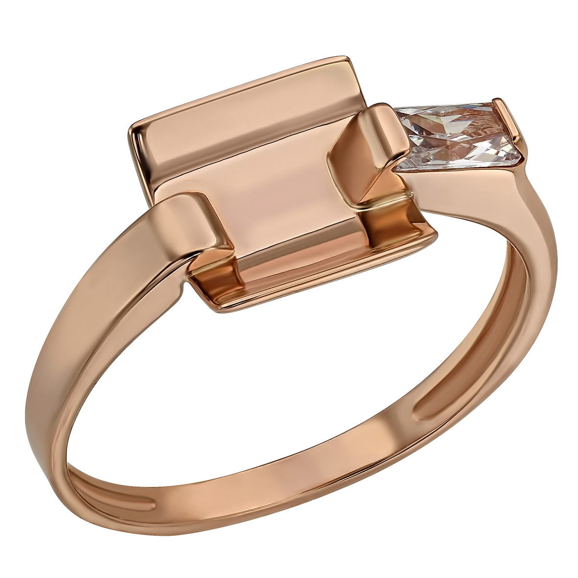 

Золотое кольцо с фианитами Tango Jewellery Company 380493 размер 17