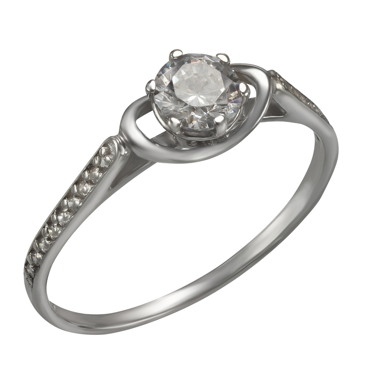 

Серебряное кольцо с фианитами Tango Jewellery Company 330975С размер 16.5