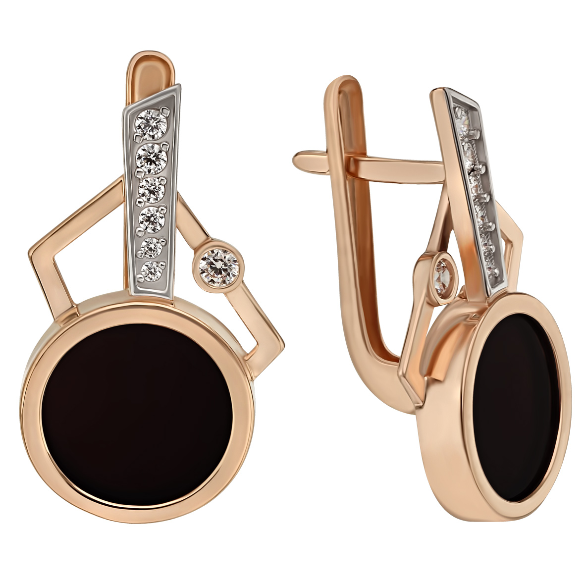 

Золотые серьги с агатом / перламутром / бирюзой Tango Jewellery Company 449717