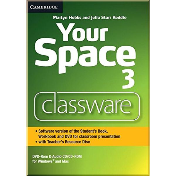 

Your Space 3 Presentation Plus DVD-ROM with Teacher's Resource Disc. Martyn Hobbs, Julia Starr Keddle. ISBN:9781107660748