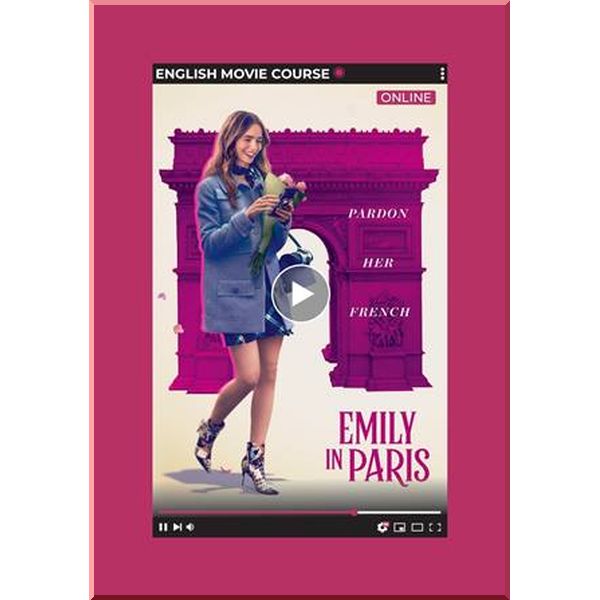 

English Movie Course: Emily in Paris. Study Hard Books. ISBN:2009837601020