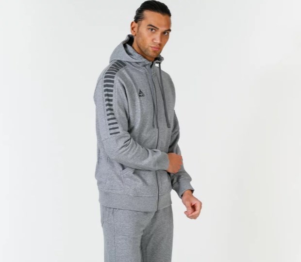 

Толстовка SELECT Torino zip hoodie men XXXL сіра
