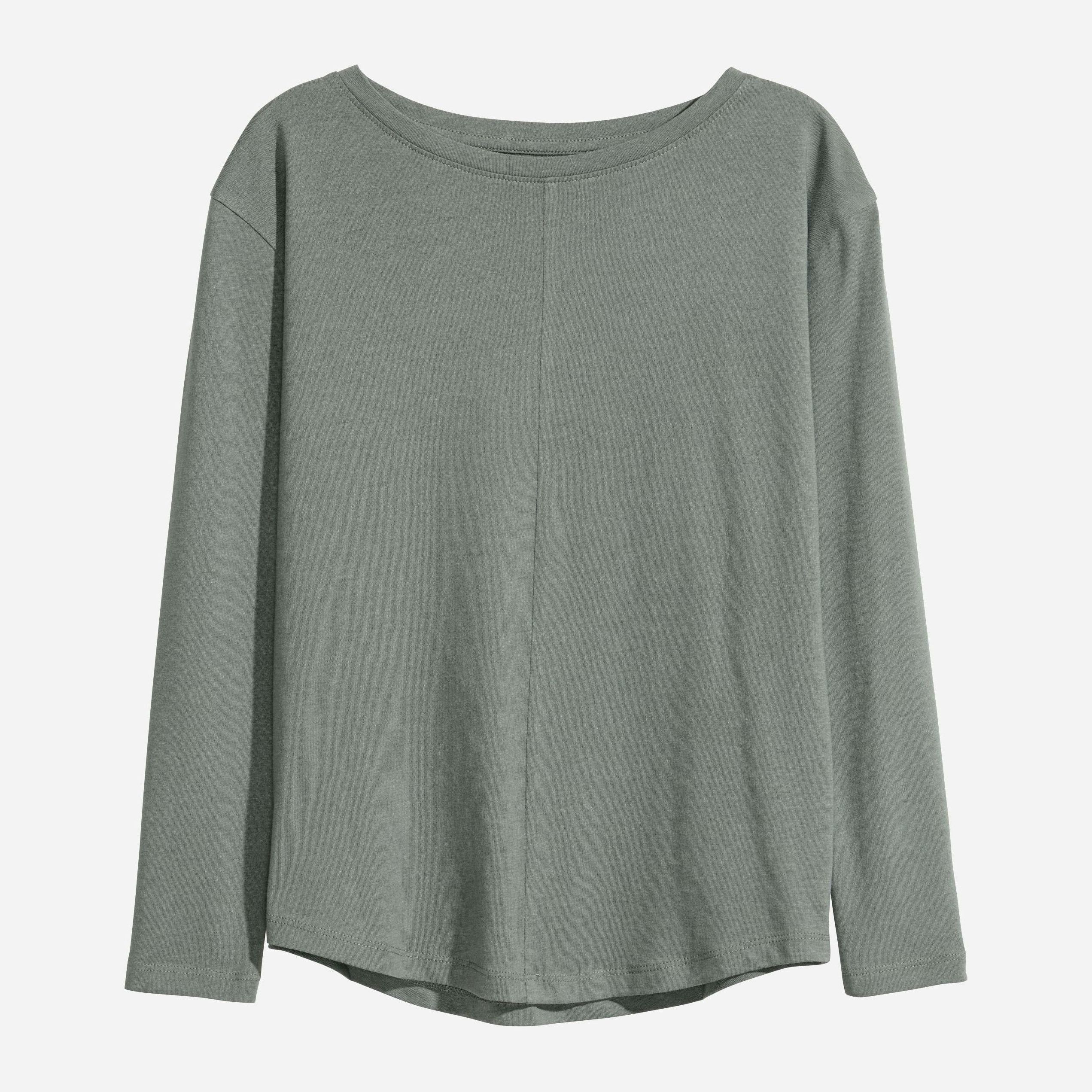 

Лонгслив H&M 158 164см серо зеленый 5883307