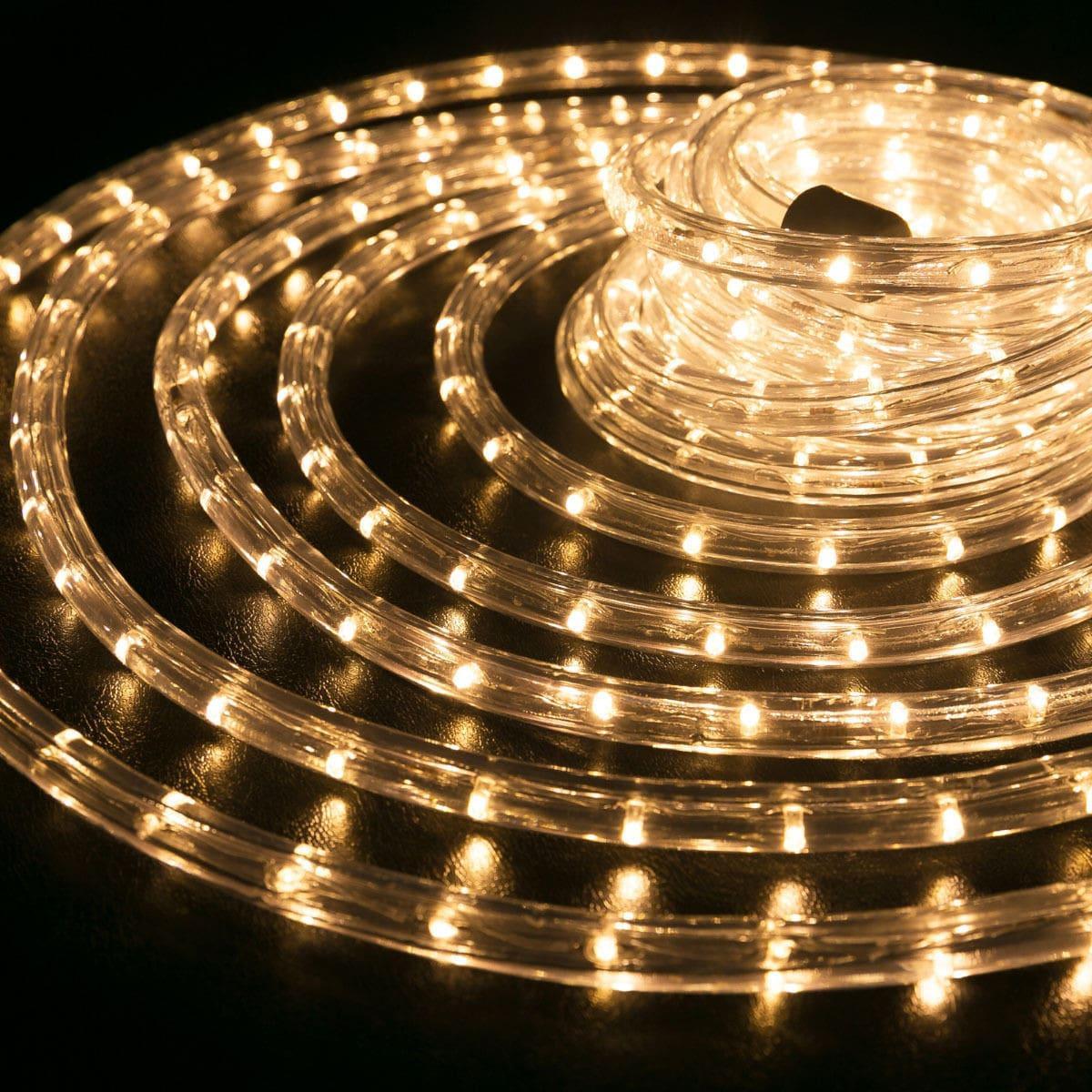 

Уличная Светодиодная гирлянда Дюралайт (D0024) "Rope Light" 20 метров Теплый Белый, 360 LED