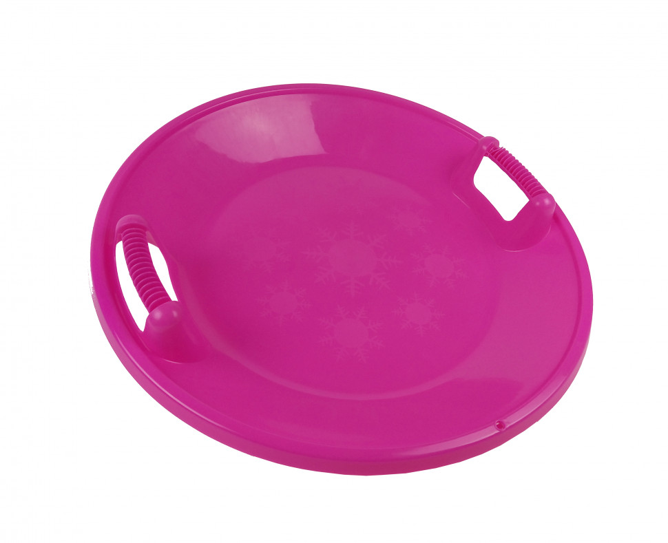 

Круглая ледянка для катания на склоне с ручками (Розовый) MS 0520-1Pink