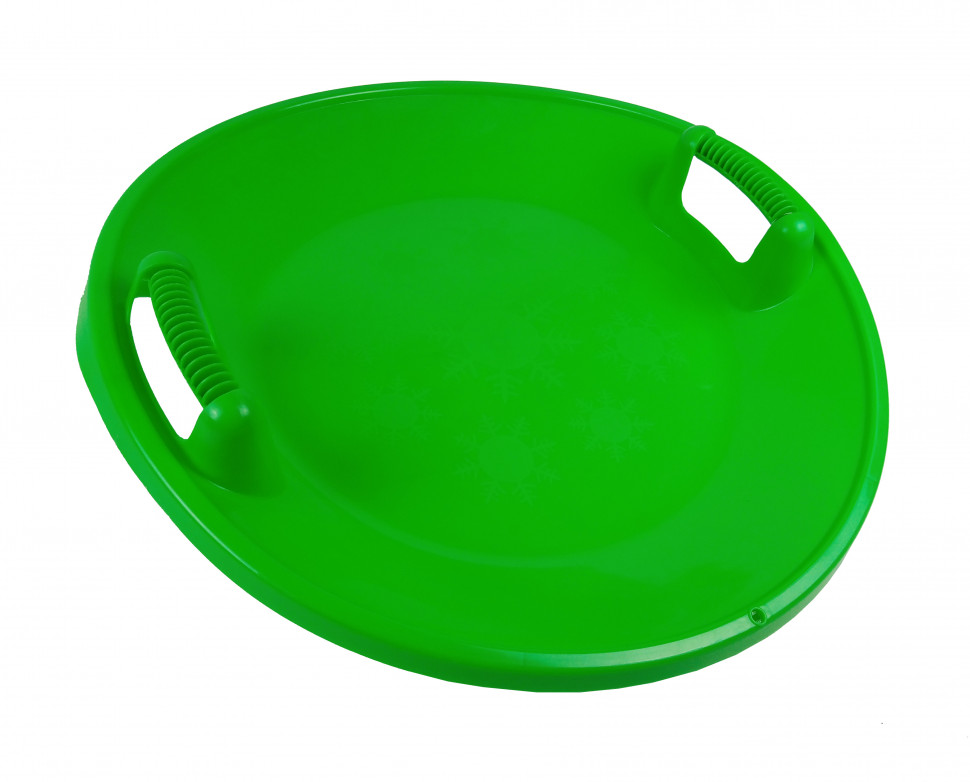 

Круглая ледянка для катания на склоне с ручками (Зелёный) MS 0520-1Green