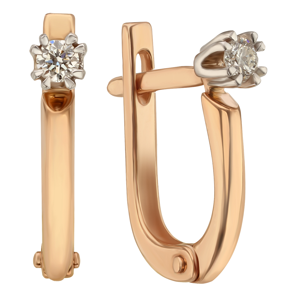 

Золотые серьги с бриллиантом Tango Jewellery Company 770373