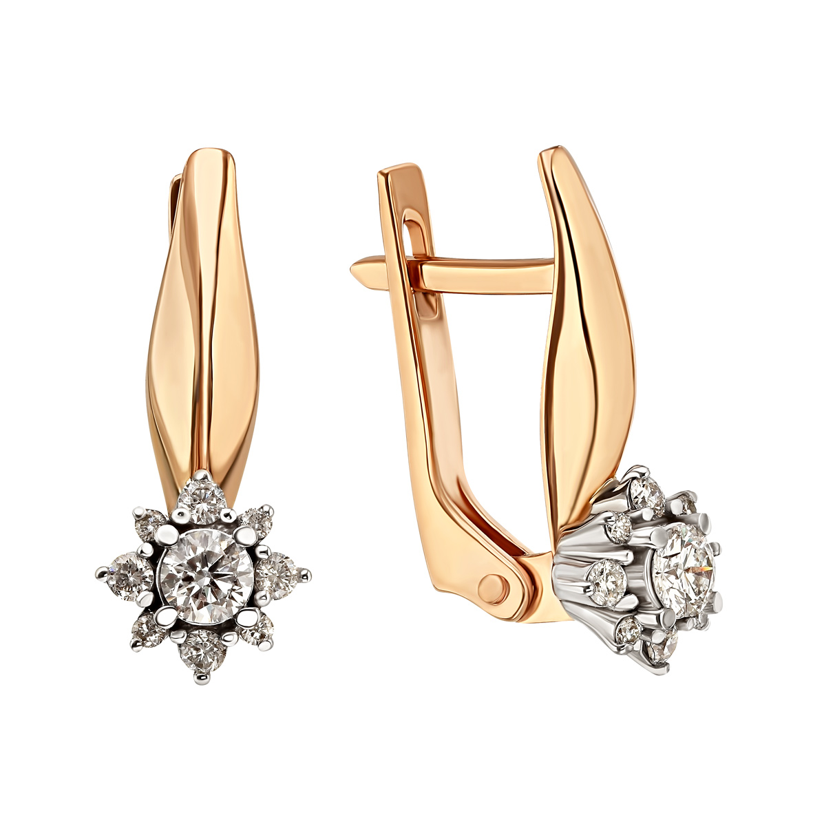 

Золотые серьги с бриллиантами Tango Jewellery Company 770338