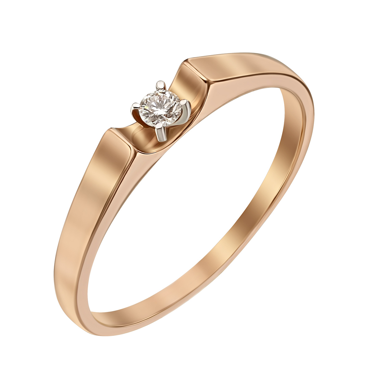 

Золотое кольцо с бриллиантом Tango Jewellery Company 750706 размер 19