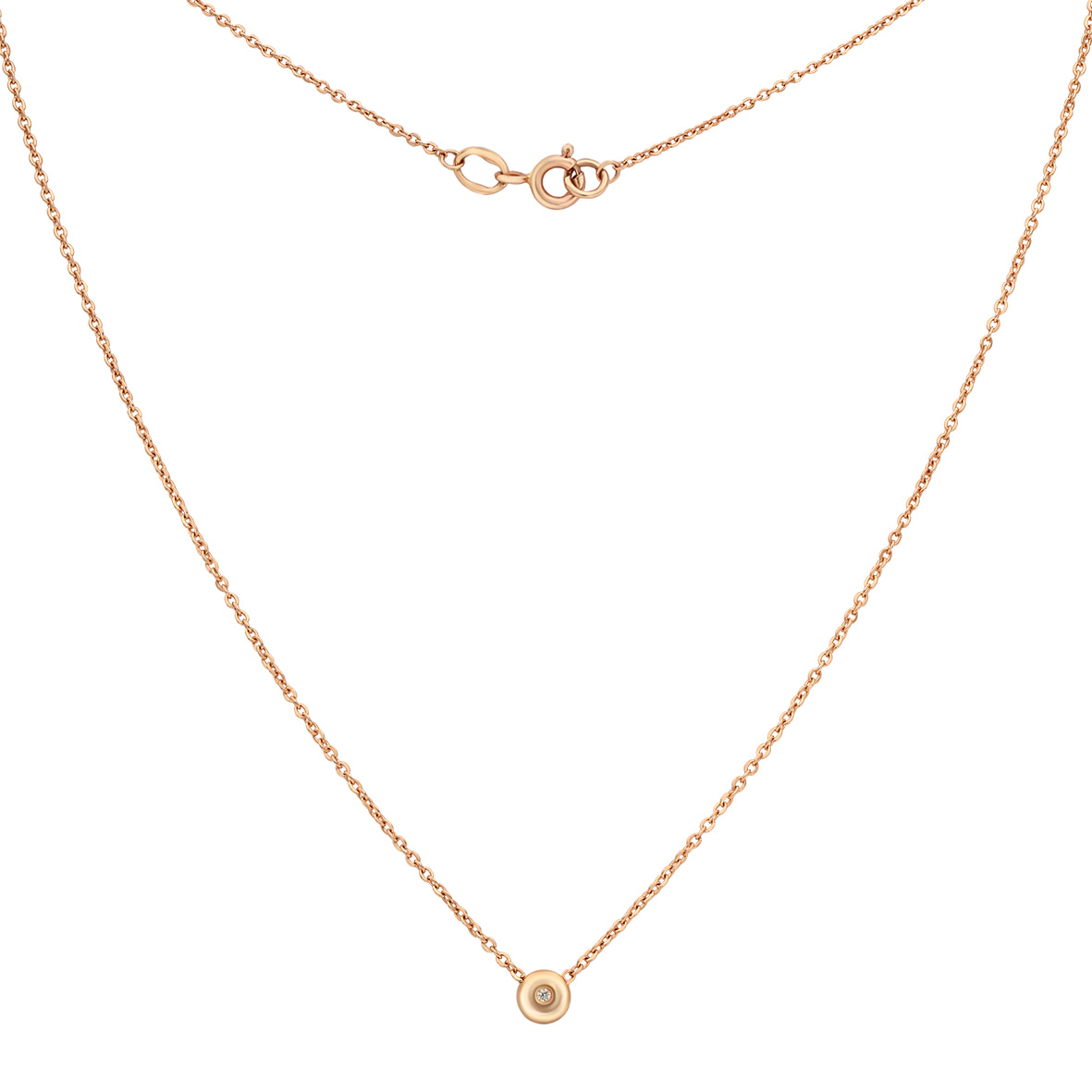 

Колье в красном золоте с бриллиантом Tango Jewellery Company 860527 размер 450