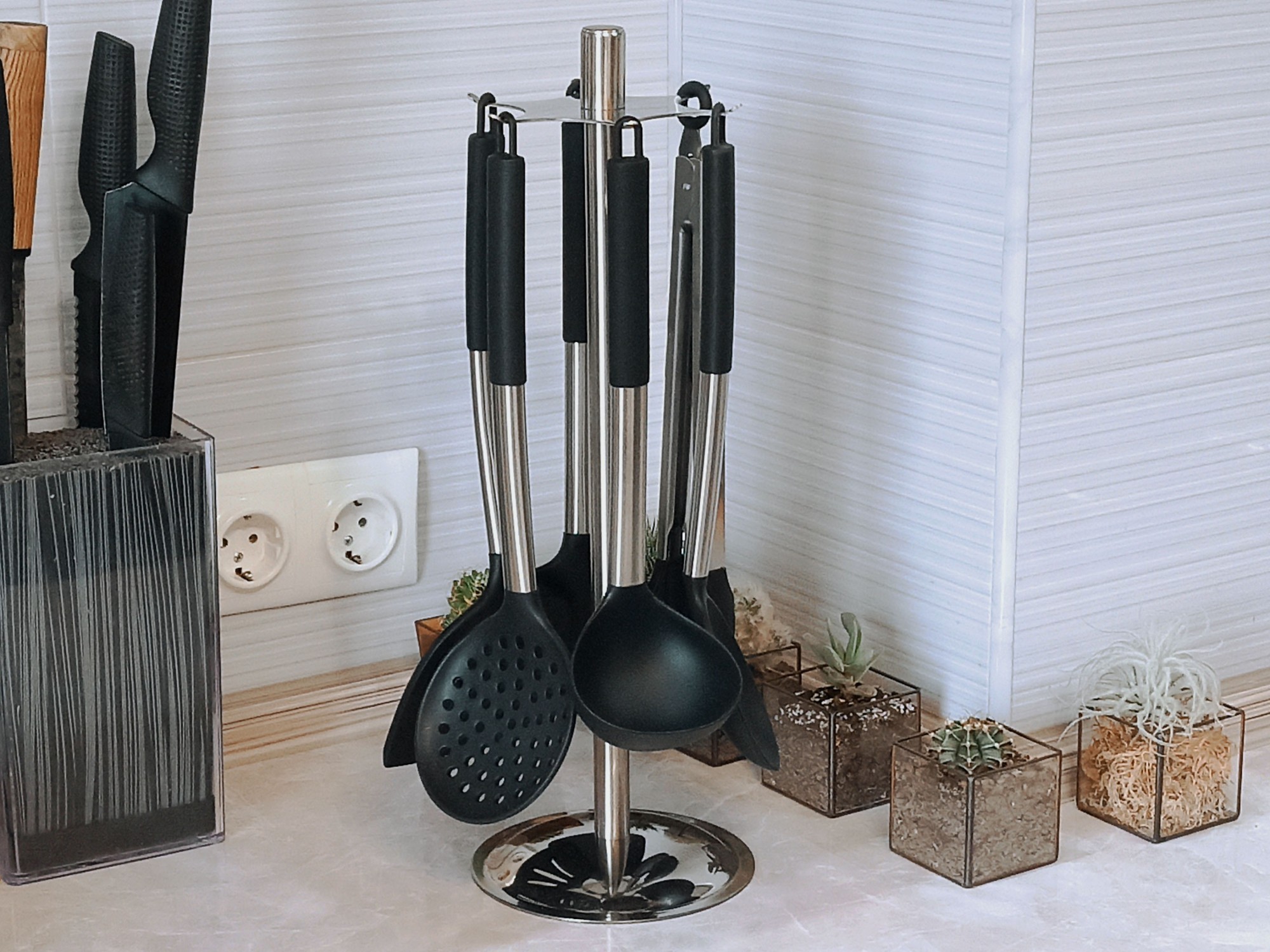 

Набор кухонных принадлежностей KitchenWare 7 предметов из нержавеющей стали