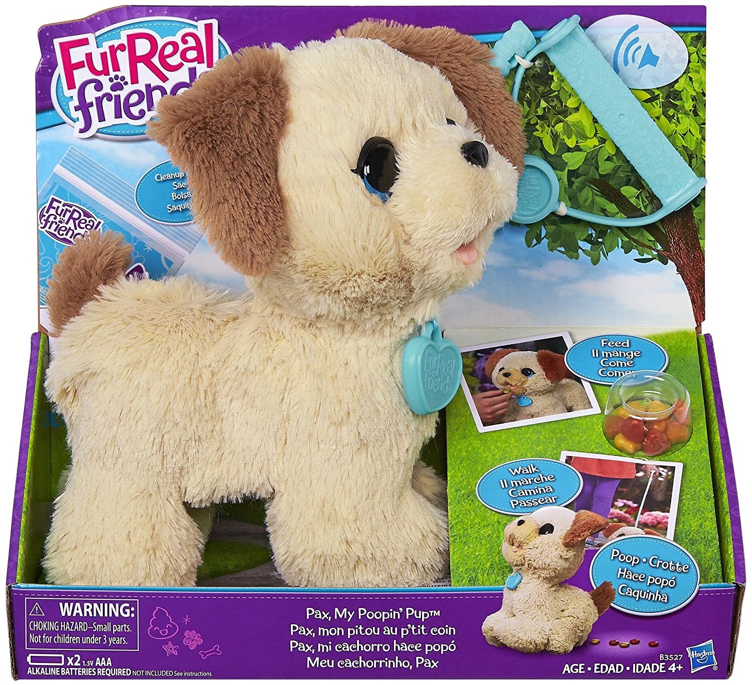 

Інтерактивна іграшка Hasbro FurReal Щеня Пакс Friends Pax My Poopin Pup Plush Toy