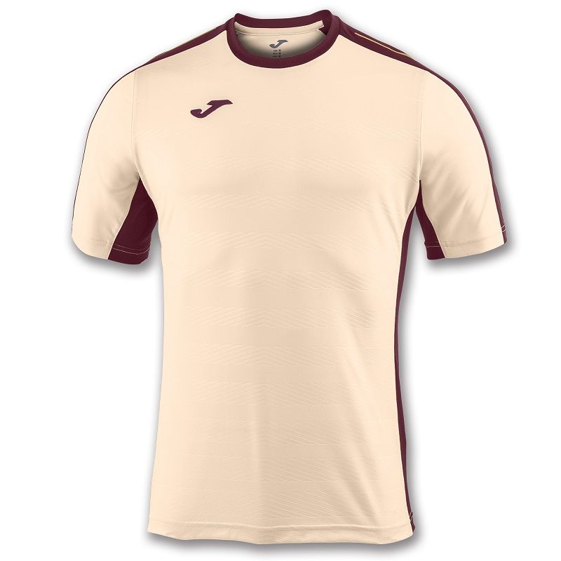 

Футболка Joma GRANADA бежево-бордовая S 100775.652