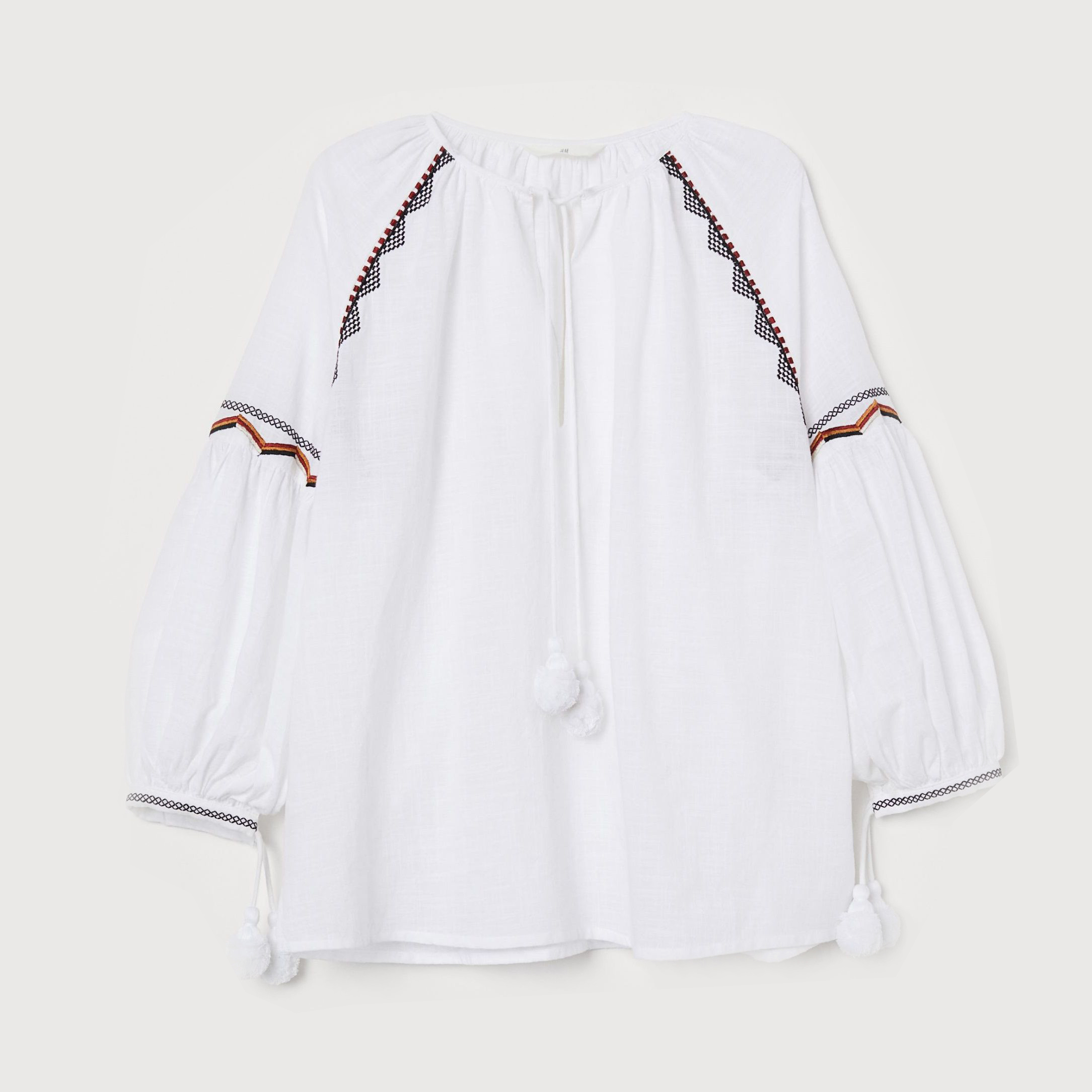 

Блузка H&M 0738427-9 40 Белая (СА2000001885925)