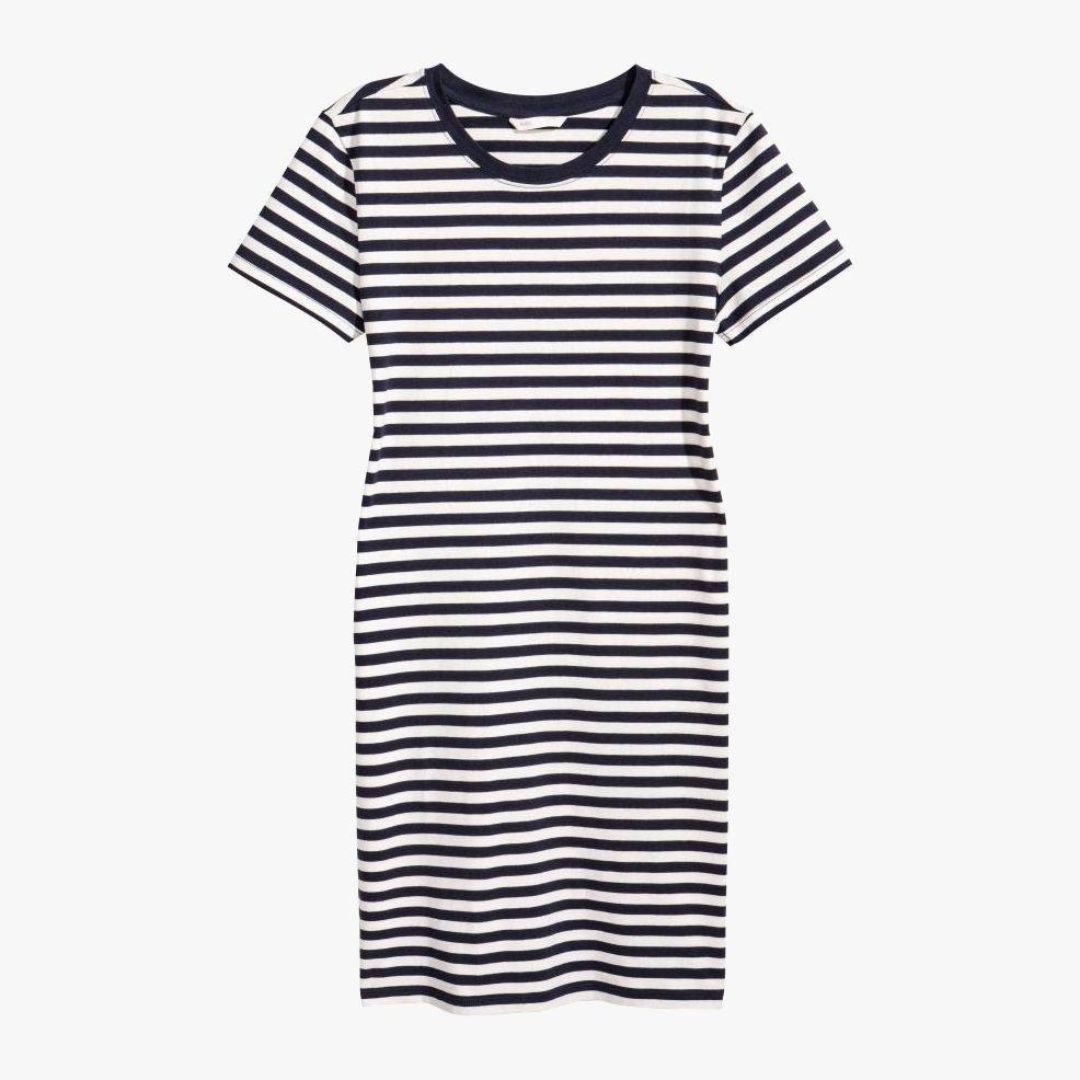 

Платье H&M 05-0458239-015  Синее с белым (СА2000001129487, Платье H&M 05-0458239-015 S Синее с белым (СА2000001129487)