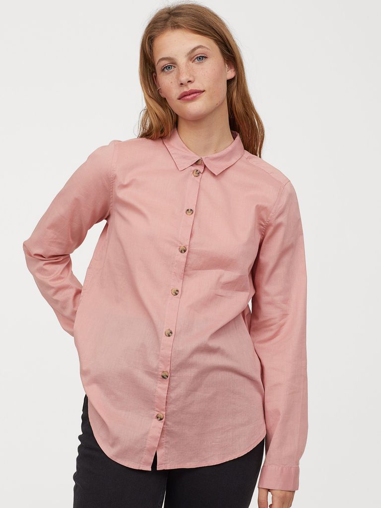 

Рубашка H&M 11-0697564-032 38 Розовая (СА2000001886458)