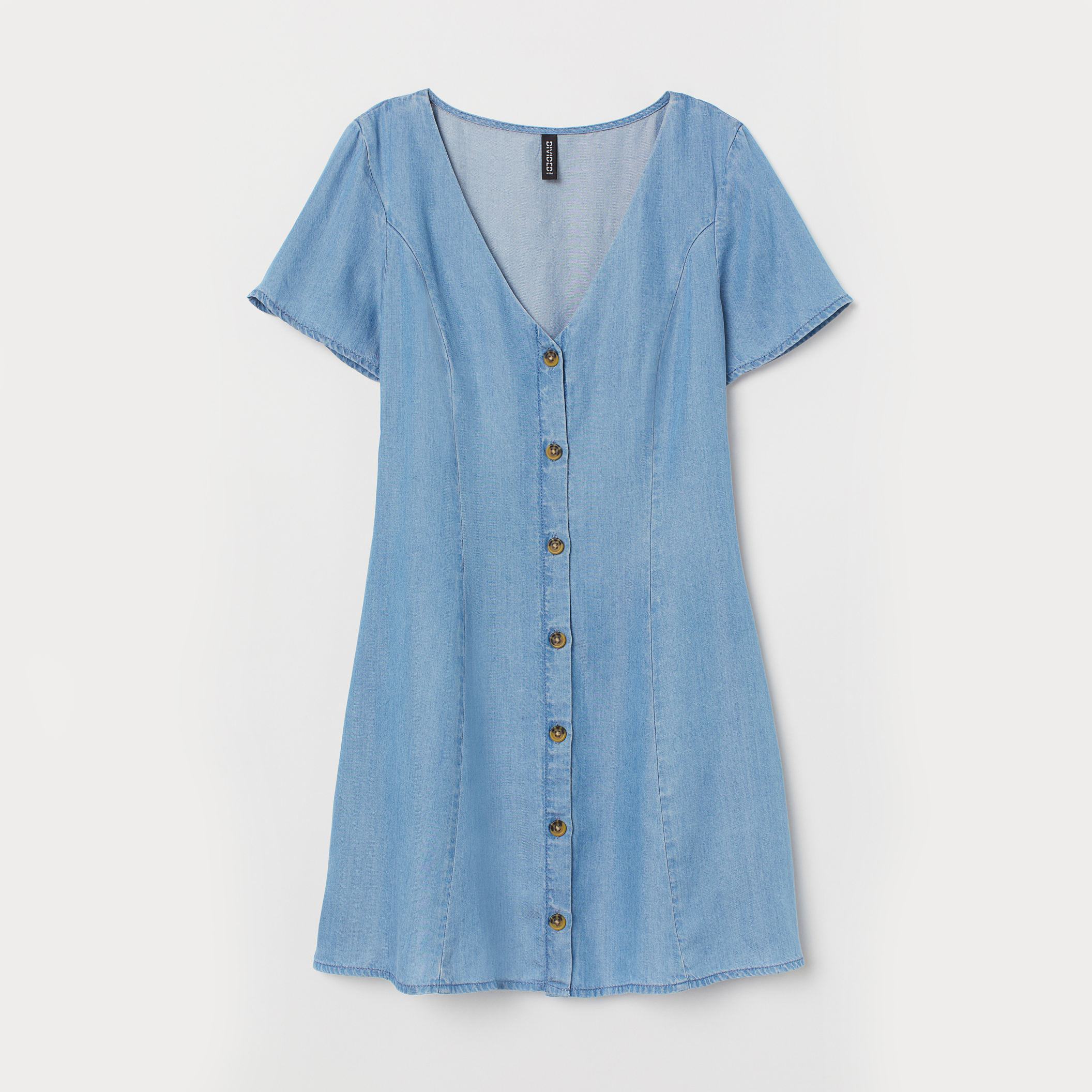 

Платье джинсовое H&M 8015260log  Голубое, Платье джинсовое H&M 8015260log 38 Голубое