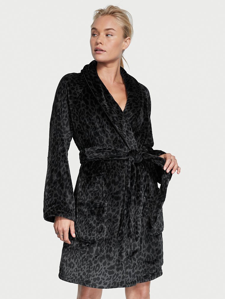 

Халат Victoria' Secret 24651534 / Черный, Халат Victoria's Secret 24651534 XS/S Черный